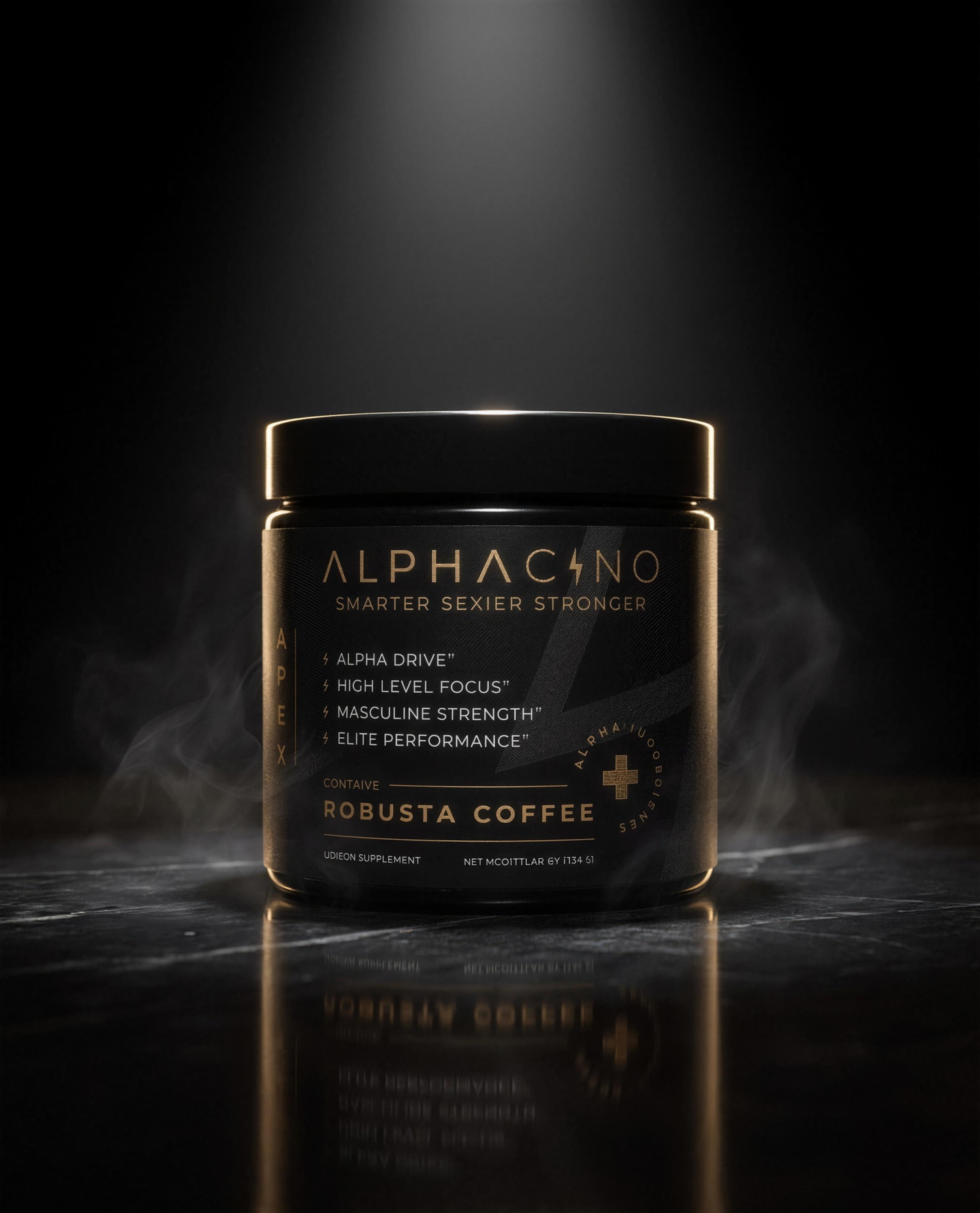 Alphacino premium mushroom coffee for men