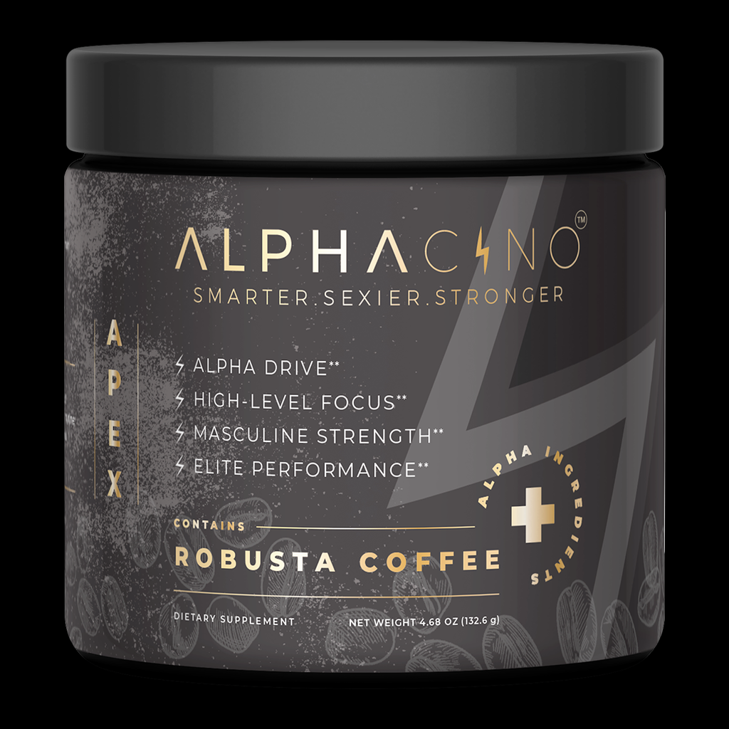 Alphacino: Premium Mushroom Coffee for Men Who Refuse to Settle, The world's first all-in-one functional brew, engineered for men who demand more from life.